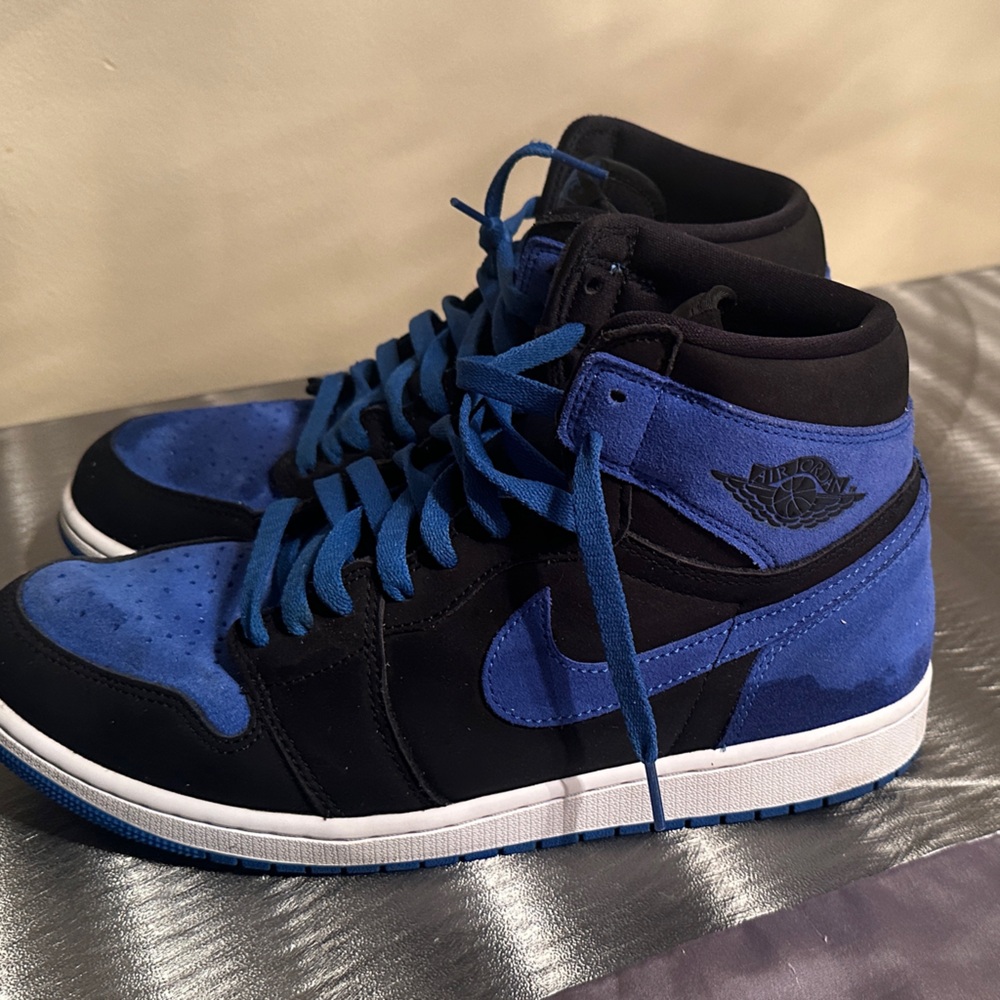 Nike Air Jordan 1 High Royal Blue and Black